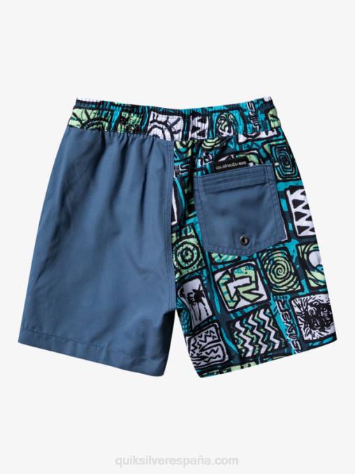 río azul 2-7 próxima generación 12 voleas D6T4D2047 Niños Quiksilver