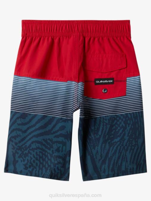 rojo de alto riesgo 2-7 todos los días panel 14 bañadores D6T4D1896 Niños Quiksilver
