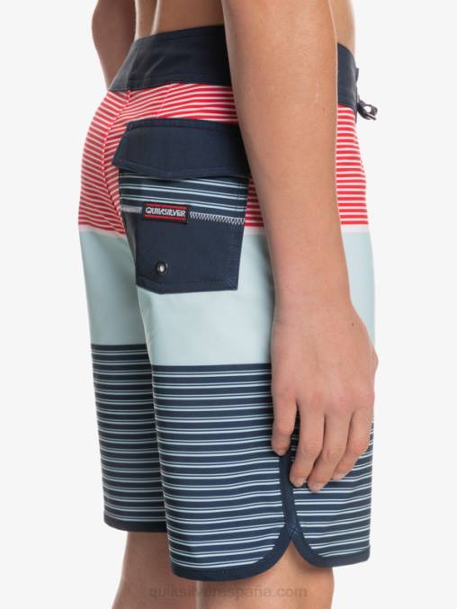 rojo de alto riesgo 8-16 bañador surfsilk tijuana yth 17 D6T4D2272 Niños Quiksilver