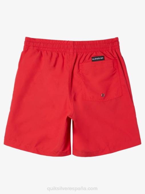 rojo de alto riesgo 8-16 todos los días 15 voleas D6T4D1914 Niños Quiksilver
