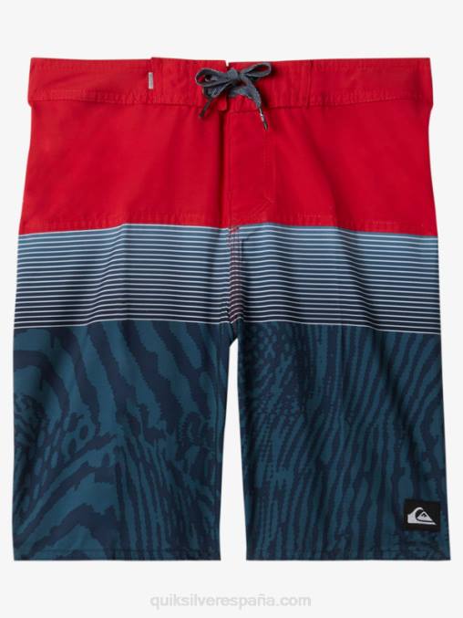 rojo de alto riesgo 8-16 todos los días panel 17 bañadores D6T4D1904 Niños Quiksilver