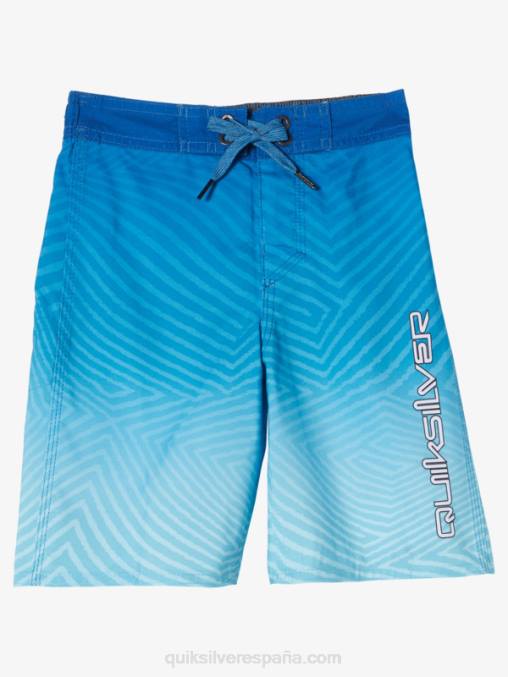 snorkel azul 2-7 todos los días warp fade 14 boardshorts D6T4D2175 Niños Quiksilver