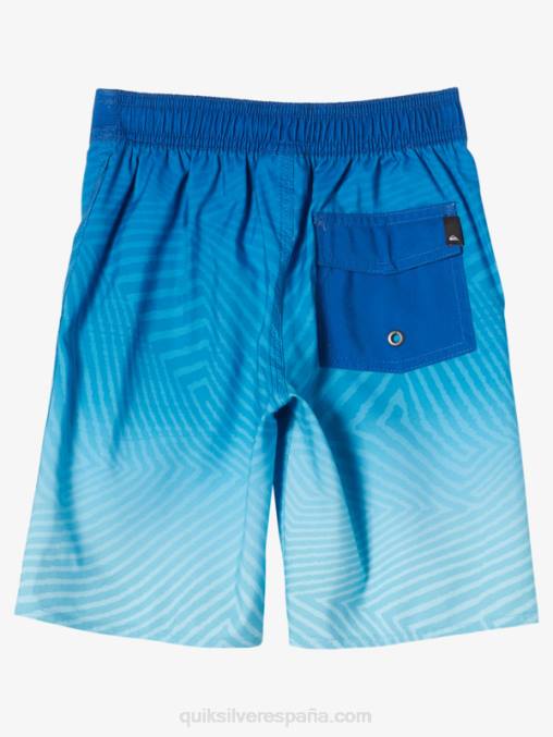 snorkel azul 2-7 todos los días warp fade 14 boardshorts D6T4D2175 Niños Quiksilver