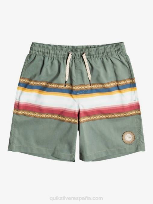 tomillo 8-16 sol desteñido 15 voleas recicladas D6T4D2321 Niños Quiksilver