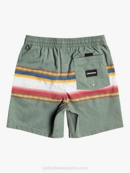 tomillo 8-16 sol desteñido 15 voleas recicladas D6T4D2321 Niños Quiksilver