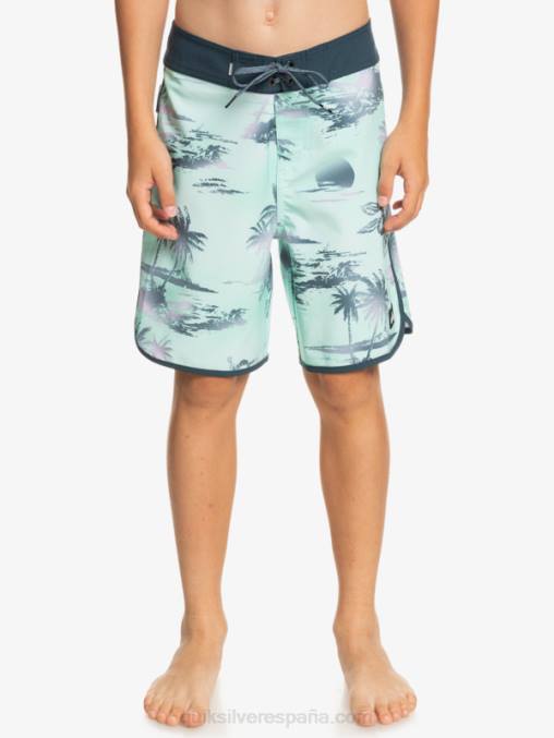 vaso de playa 8-16 surfsilk festoneado 17 bañadores D6T4D2020 Niños Quiksilver