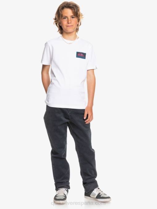 negro 8-16 pantalones de pana cónicos kracker D6T4D2330 Niños Quiksilver