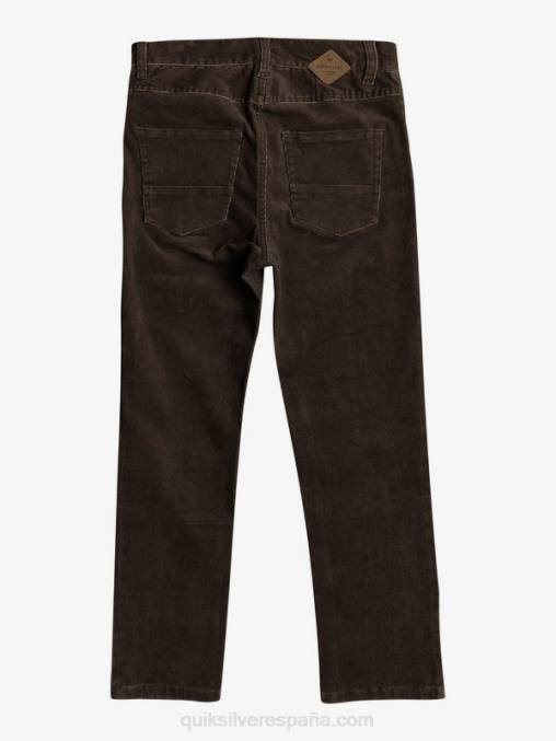 taza pequeña 8-16 pantalones de pana cónicos kracker D6T4D2331 Niños Quiksilver