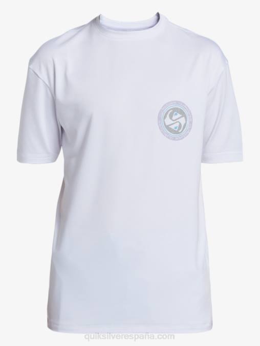 Blanco como la nieve Camiseta de surf de manga corta 8-16 mix session upf 50 D6T4D2014 Niños Quiksilver
