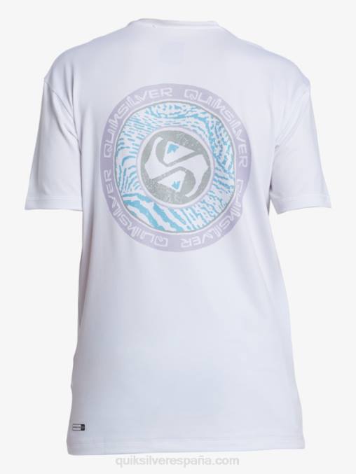 Blanco como la nieve Camiseta de surf de manga corta 8-16 mix session upf 50 D6T4D2014 Niños Quiksilver