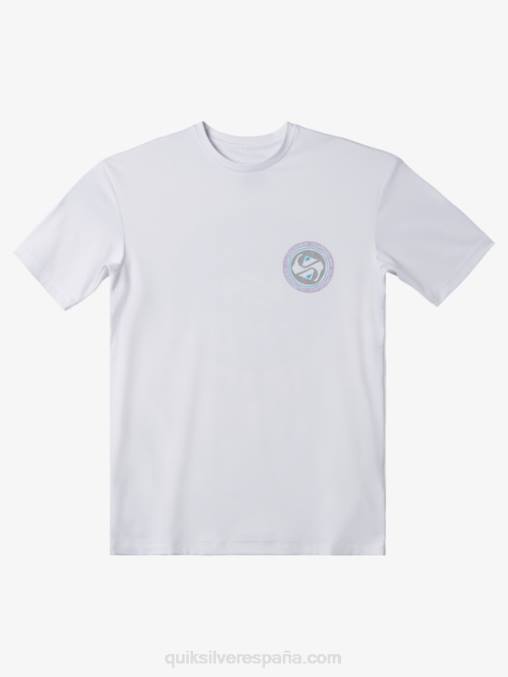 Blanco como la nieve Camiseta de surf de manga corta 8-16 mix session upf 50 D6T4D2014 Niños Quiksilver