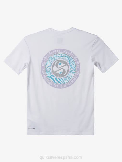 Blanco como la nieve Camiseta de surf de manga corta 8-16 mix session upf 50 D6T4D2014 Niños Quiksilver