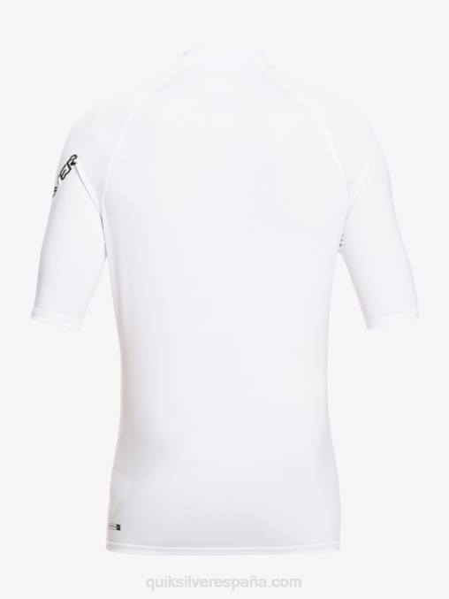 blanco 2-7 all time manga corta upf 50 rashguard D6T4D2126 Niños Quiksilver