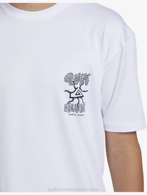 blanco Camiseta de surf de manga corta 8-16 mix session upf 50 D6T4D2017 Niños Quiksilver