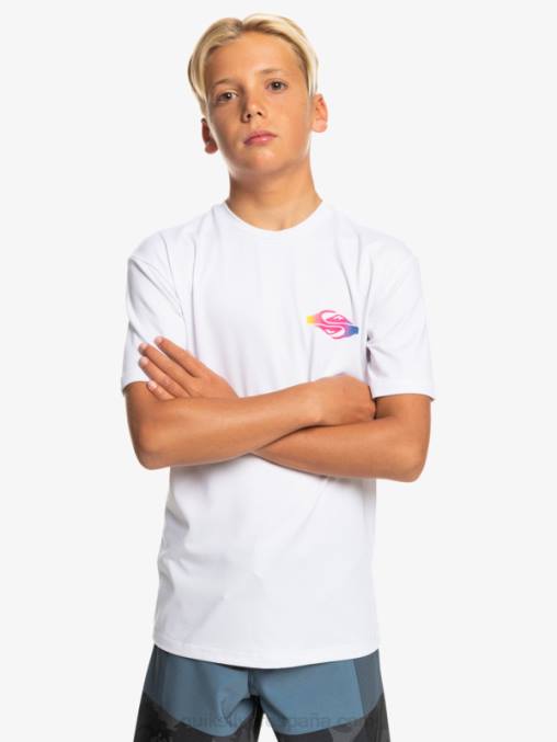 blanco Camiseta surf 8-16 radical upf 50 D6T4D2010 Niños Quiksilver