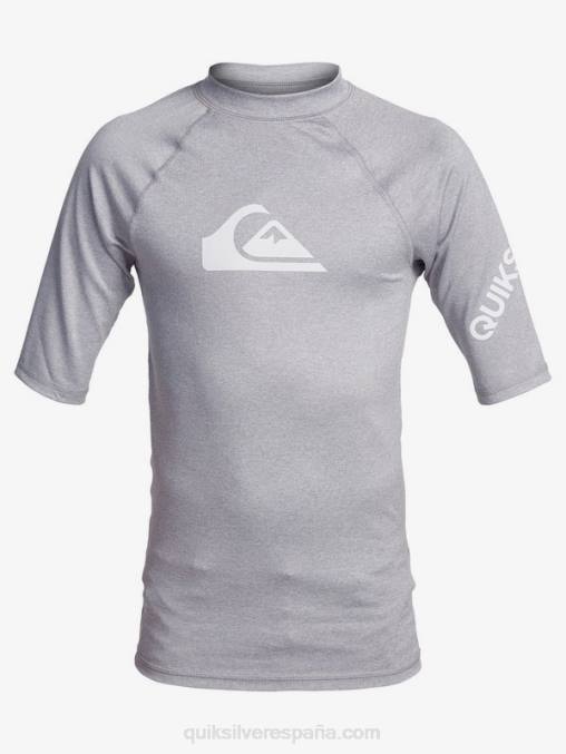 brezo aguanieve 8-16 all time manga corta upf 50 rashguard D6T4D2246 Niños Quiksilver