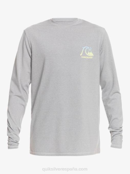 brezo aguanieve 8-16 heritage heather playera de surf de manga larga upf 50 D6T4D2261 Niños Quiksilver