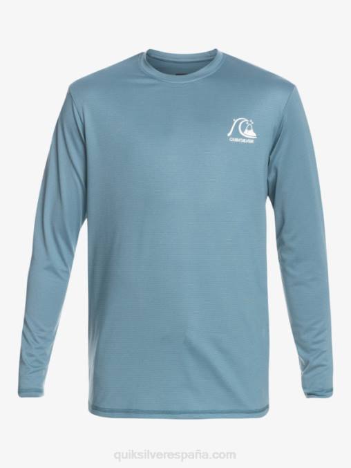 brezo azul provincial 8-16 heritage heather playera de manga larga upf 50 surf D6T4D2201 Niños Quiksilver