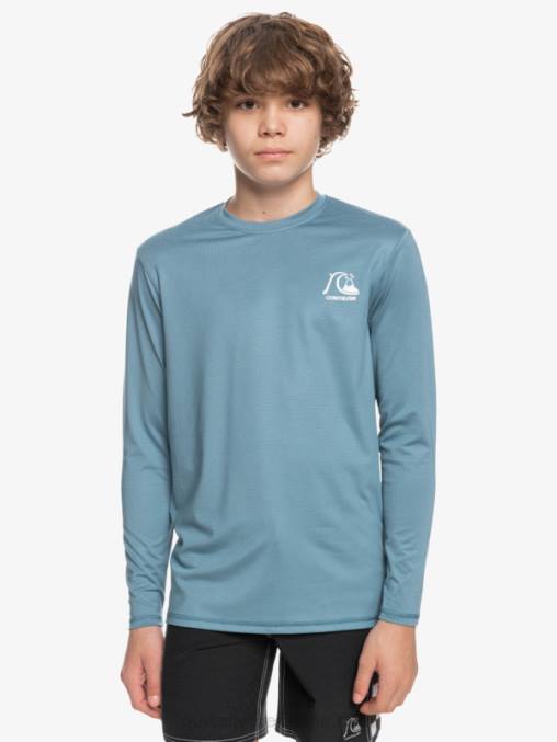 brezo azul provincial 8-16 heritage heather playera de manga larga upf 50 surf D6T4D2201 Niños Quiksilver