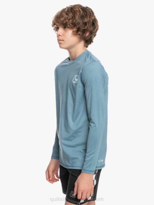 brezo azul provincial 8-16 heritage heather playera de manga larga upf 50 surf D6T4D2201 Niños Quiksilver