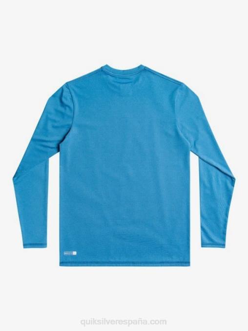 brezo azul vallarta 8-16 heritage heather playera de surf de manga larga upf 50 D6T4D2262 Niños Quiksilver