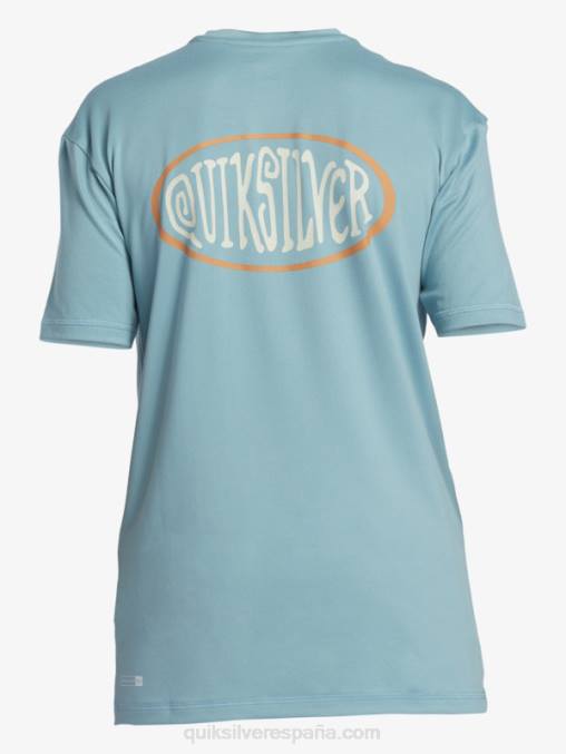 camafeo azul Camiseta de surf de manga corta 8-16 mix session upf 50 D6T4D2013 Niños Quiksilver