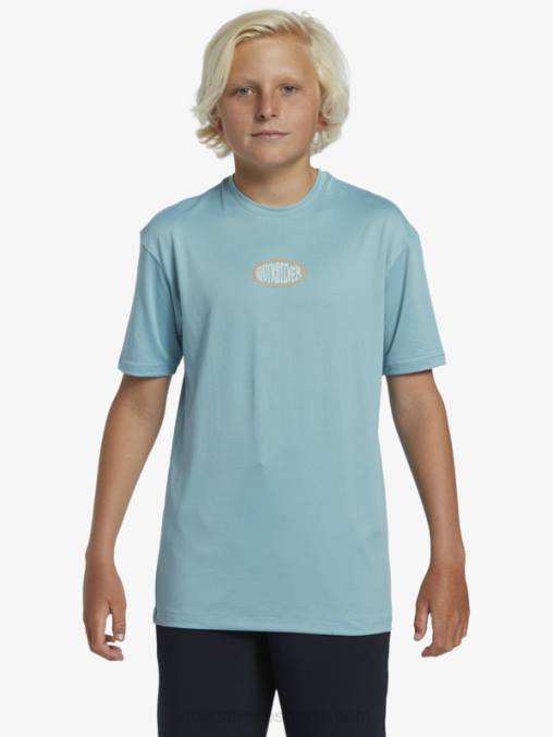 camafeo azul Camiseta de surf de manga corta 8-16 mix session upf 50 D6T4D2013 Niños Quiksilver