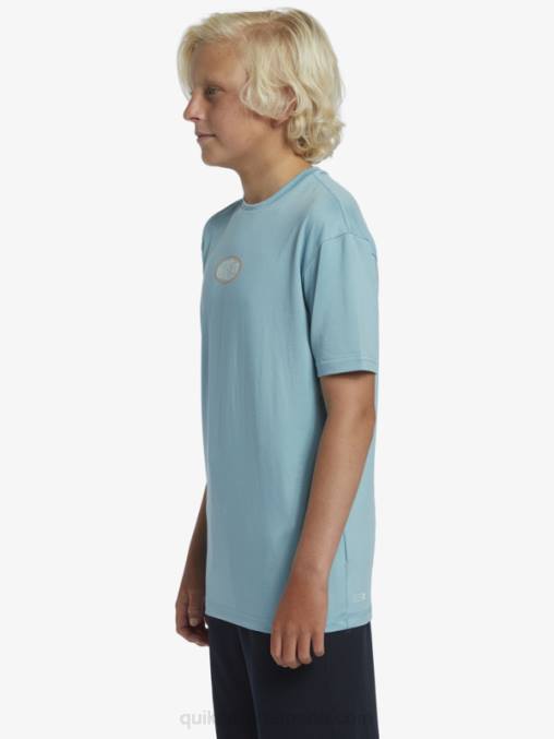 camafeo azul Camiseta de surf de manga corta 8-16 mix session upf 50 D6T4D2013 Niños Quiksilver