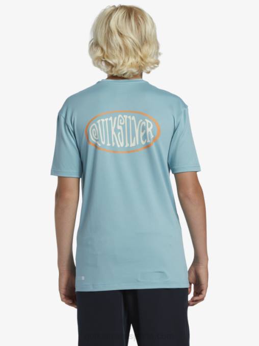 camafeo azul Camiseta de surf de manga corta 8-16 mix session upf 50 D6T4D2013 Niños Quiksilver