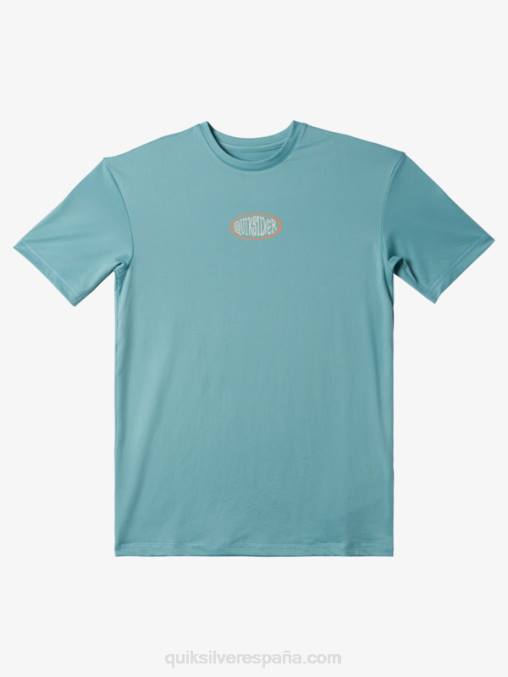 camafeo azul Camiseta de surf de manga corta 8-16 mix session upf 50 D6T4D2013 Niños Quiksilver