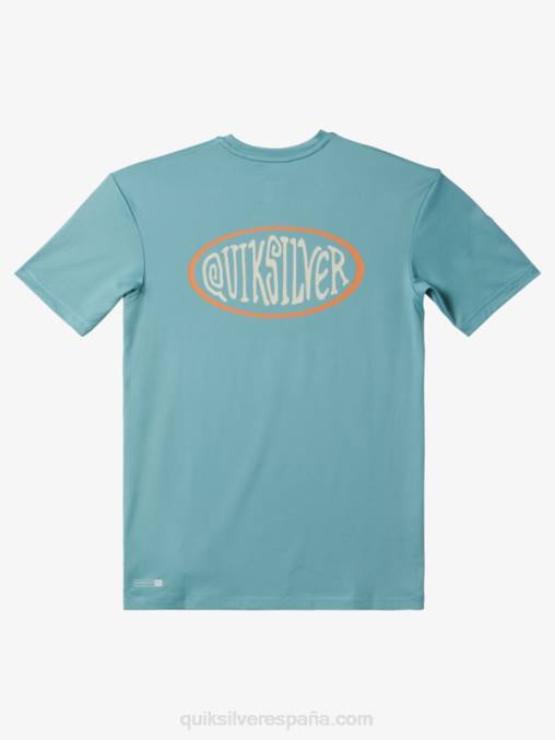 camafeo azul Camiseta de surf de manga corta 8-16 mix session upf 50 D6T4D2013 Niños Quiksilver