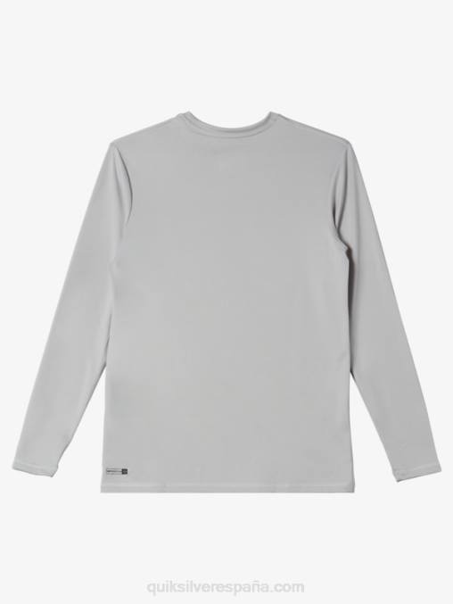 gris violeta 8-16 camiseta de surf de manga larga para niños con racha sólida de manga larga para niños D6T4D2119 Niños Quiksilver