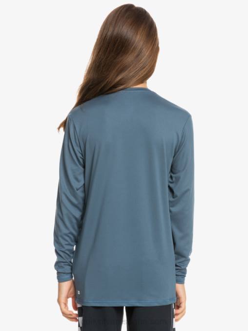 mar de bering 8-16 camiseta de surf de manga larga para niños con racha sólida de manga larga para niños D6T4D2121 Niños Quiksilver
