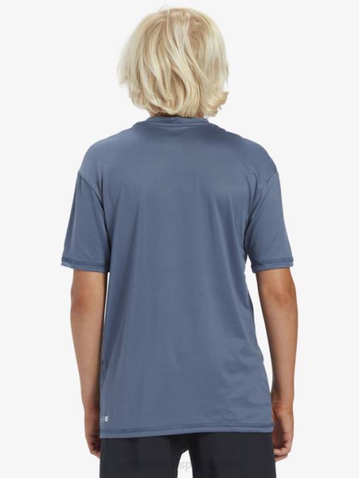 mar de bering Camiseta surf 8-16 solid stripe manga corta upf 50 D6T4D2136 Niños Quiksilver