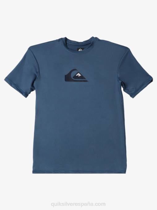 mar de bering Camiseta surf 8-16 solid stripe manga corta upf 50 D6T4D2136 Niños Quiksilver