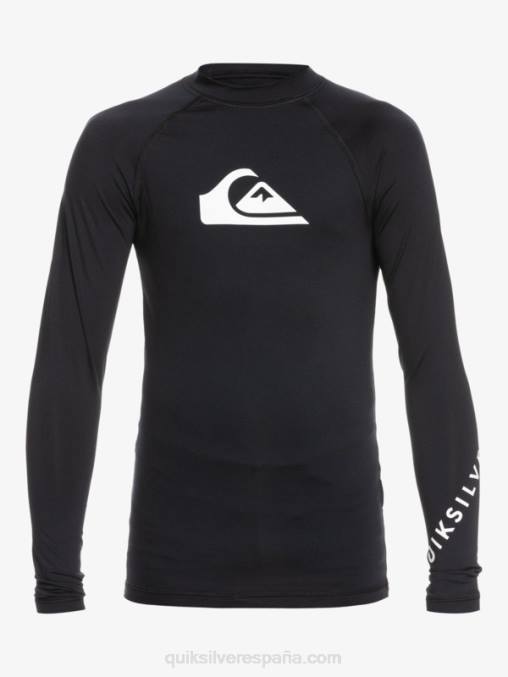 negro 2-7 all time ls l/sl surf tee D6T4D2074 Niños Quiksilver