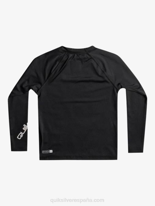 negro 2-7 all time ls l/sl surf tee D6T4D2074 Niños Quiksilver