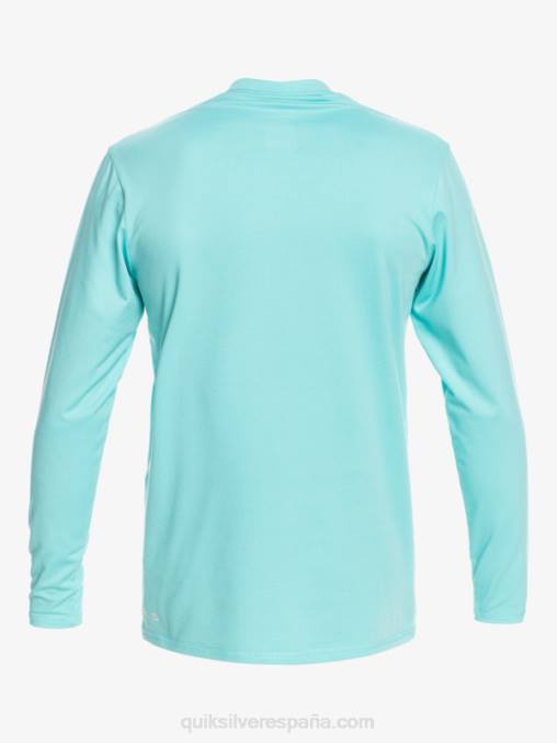 ángel azul brezo 8-16 heritage heather playera de manga larga upf 50 surf D6T4D2199 Niños Quiksilver
