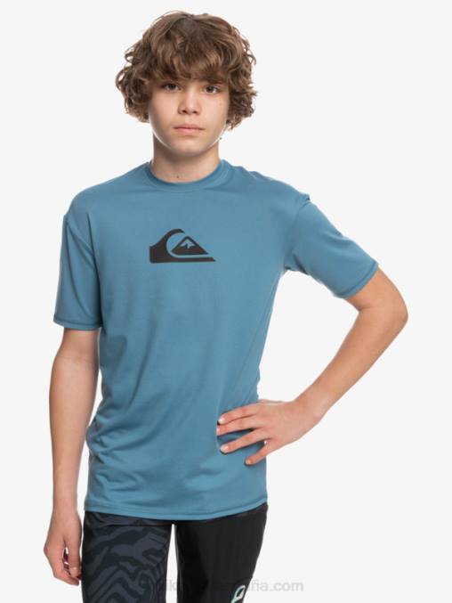 provenzal Camiseta surf 8-16 solid stripe manga corta upf 50 D6T4D2138 Niños Quiksilver