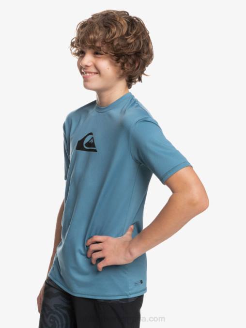 provenzal Camiseta surf 8-16 solid stripe manga corta upf 50 D6T4D2138 Niños Quiksilver