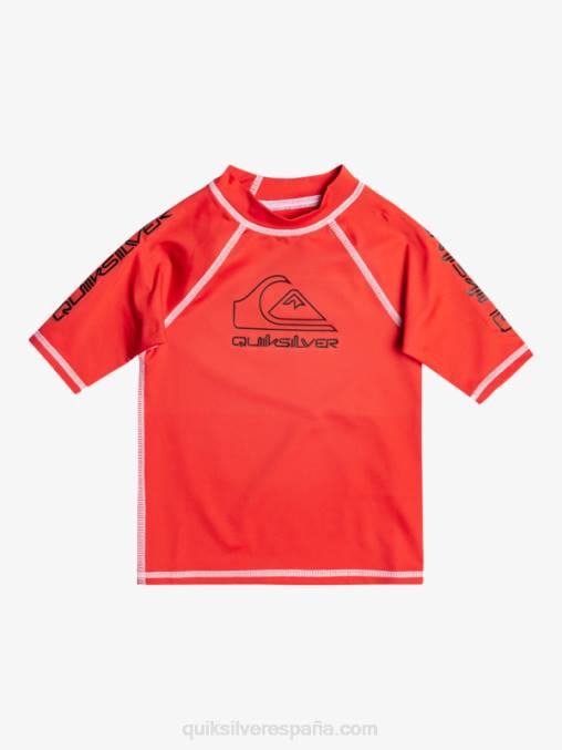 rojo de alto riesgo 2-7 on tour camiseta de manga corta upf 50 D6T4D2116 Niños Quiksilver