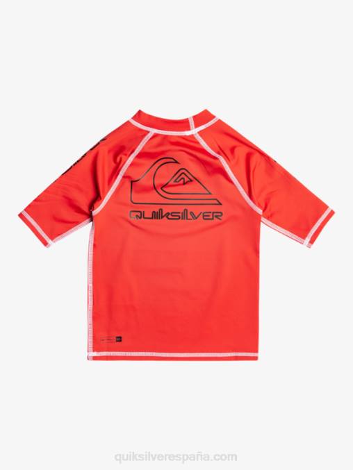 rojo de alto riesgo 2-7 on tour camiseta de manga corta upf 50 D6T4D2116 Niños Quiksilver
