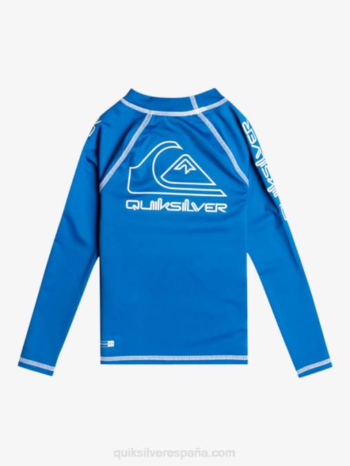 snorkel azul 2-7 on tour manga larga upf 50 rashguard D6T4D2219 Niños Quiksilver