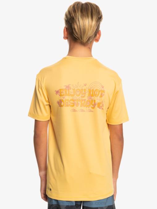 trigo Camiseta de surf de manga corta 8-16 mix session upf 50 D6T4D2015 Niños Quiksilver