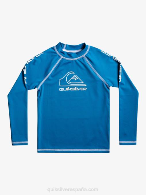 vallarta azul 2-7 on tour manga larga upf 50 rashguard D6T4D2222 Niños Quiksilver