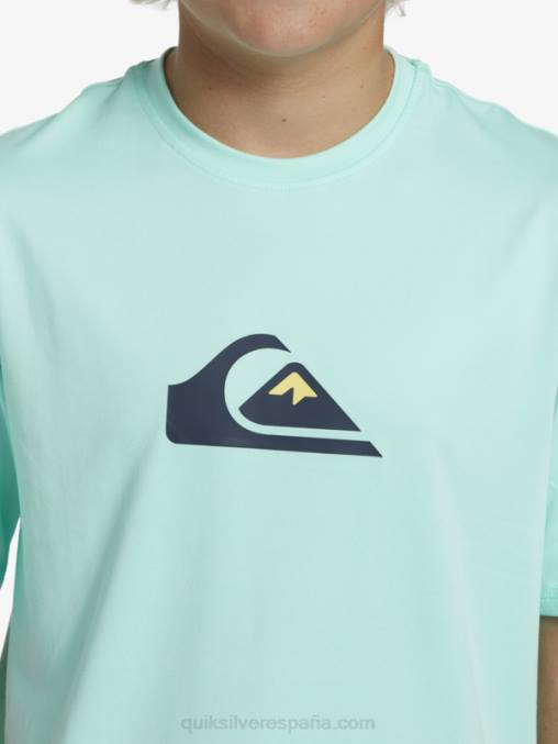 vaso de playa Camiseta surf 8-16 solid stripe manga corta upf 50 D6T4D2137 Niños Quiksilver
