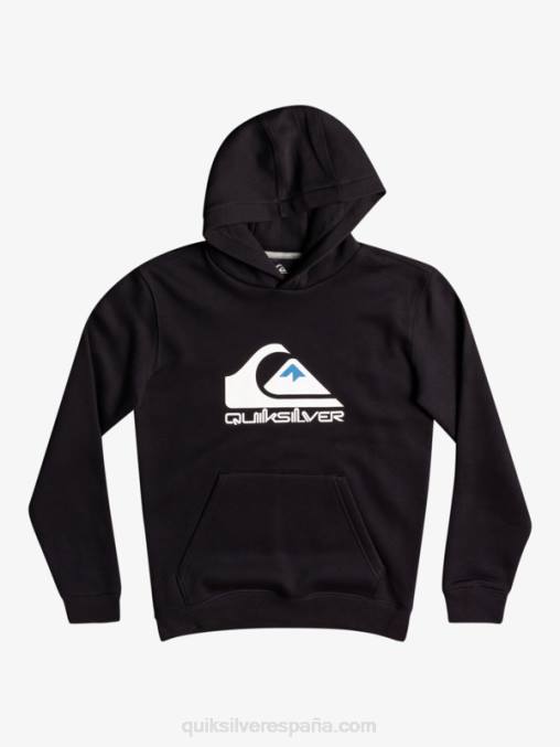 negro 8-16 top polar con logo grande D6T4D2248 Niños Quiksilver