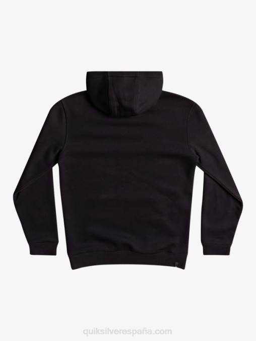 negro 8-16 top polar con logo grande D6T4D2248 Niños Quiksilver