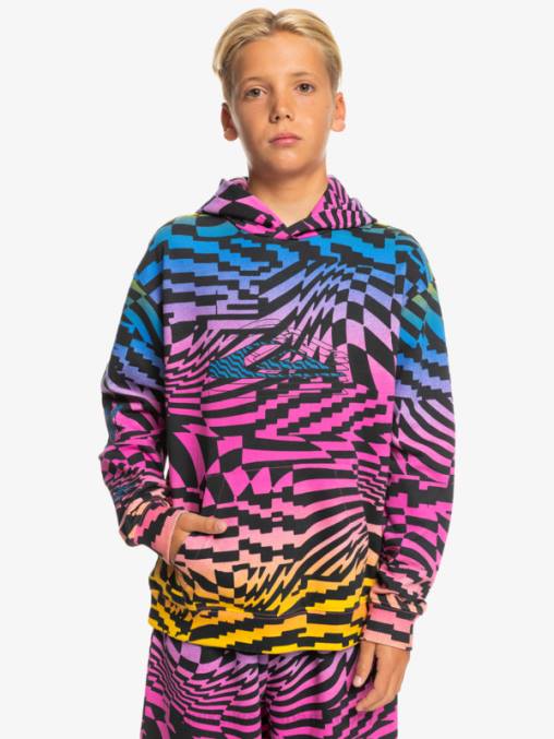 rosa glo tiempos radicales 231 8-16 radical times sudadera con capucha extragrande D6T4D2051 Niños Quiksilver