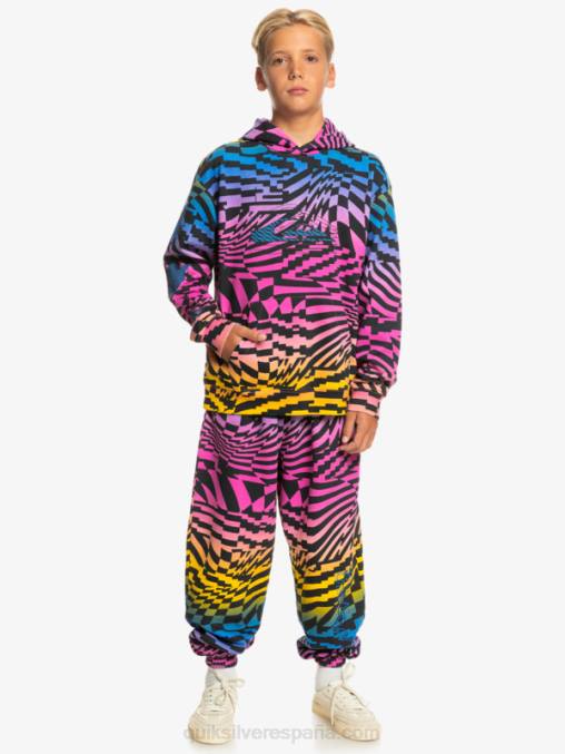 rosa glo tiempos radicales 231 8-16 radical times sudadera con capucha extragrande D6T4D2051 Niños Quiksilver